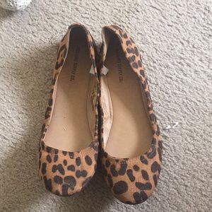Cheetah print flats size9